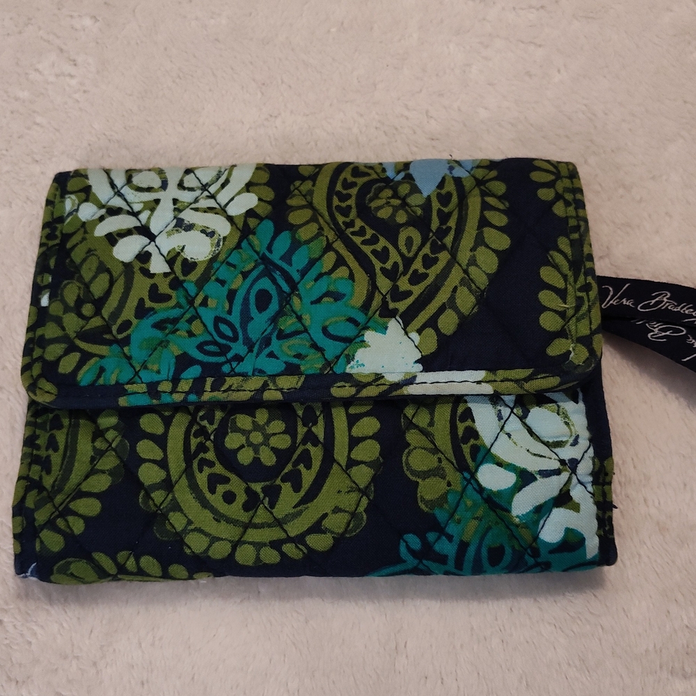 Vera Bradley Green and Blue Women's Bag